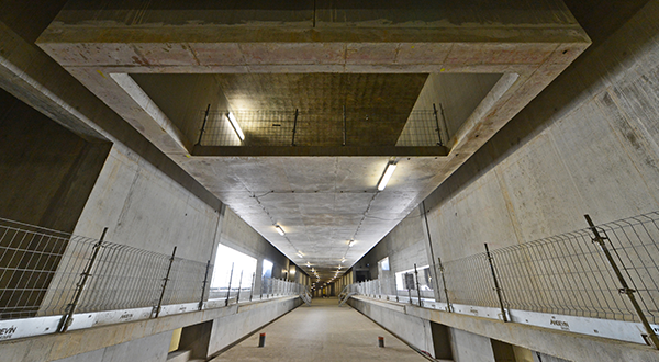 Metier construction expertise genie civil station la courrouze metro rennes premier